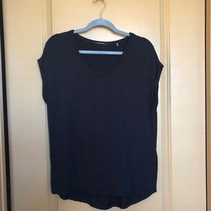 Tahari - Black V-Neck